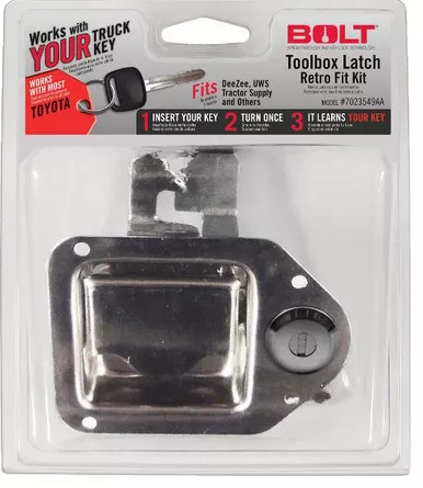 Bolt Lock 7023549 Toolbox Latch Retrofit Kit fits Toyota Keys