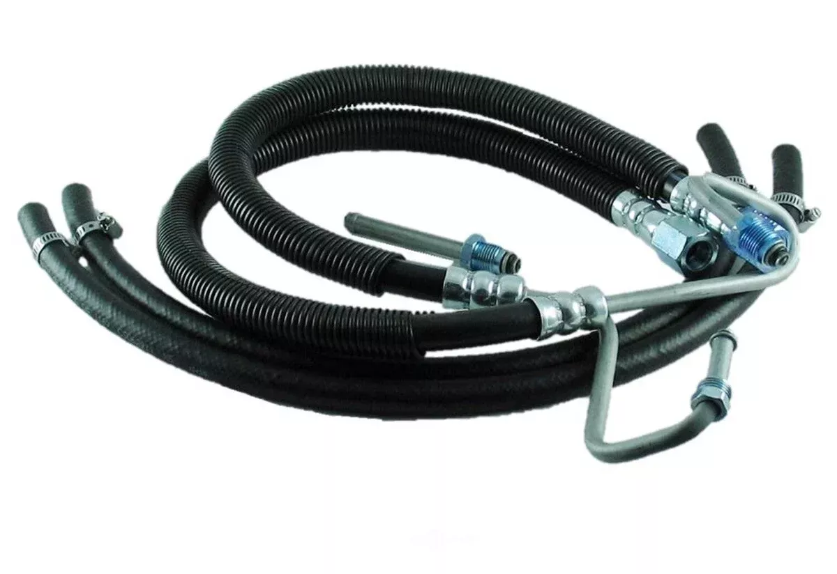 Borgeson Power Steering Hose Kit ; OEM Style Rubber ; with Hydro-Boost 925117 fits 1997-2002 Dodge Ram 2500 / Ram 3500