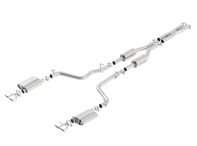 Borla 09-14 Dodge Challenger R/T 5.7L RWD 2Dr. 2.5in. ATAK CB Exhaust – Dual Split Rear Exit