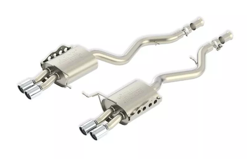 Borla 14-15 Chevy Corvette C7 w/o AFM w/o NPP Atak Rear Section Exhaust Quad Rd RL Tips