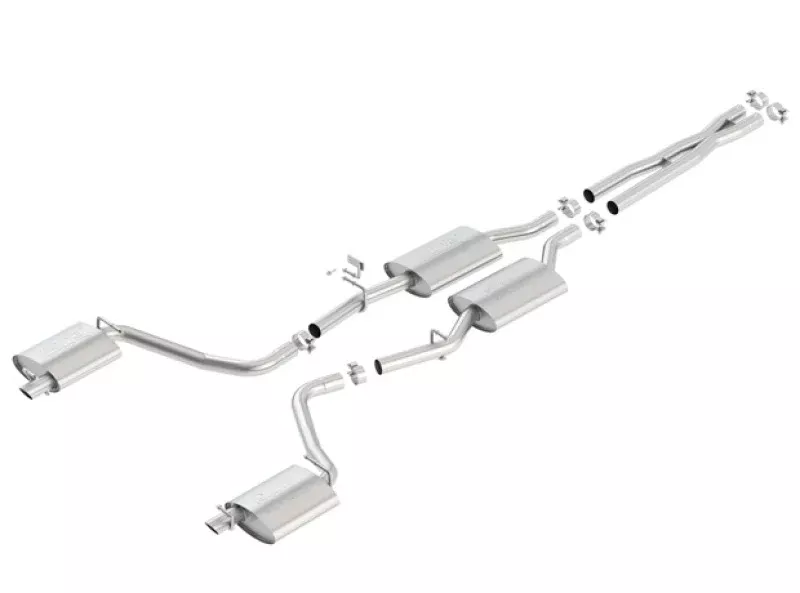 Borla 15-16 Dodge Charger 3.6L V6 ATAK Cat Back Exhaust (Uses Factory Valence)