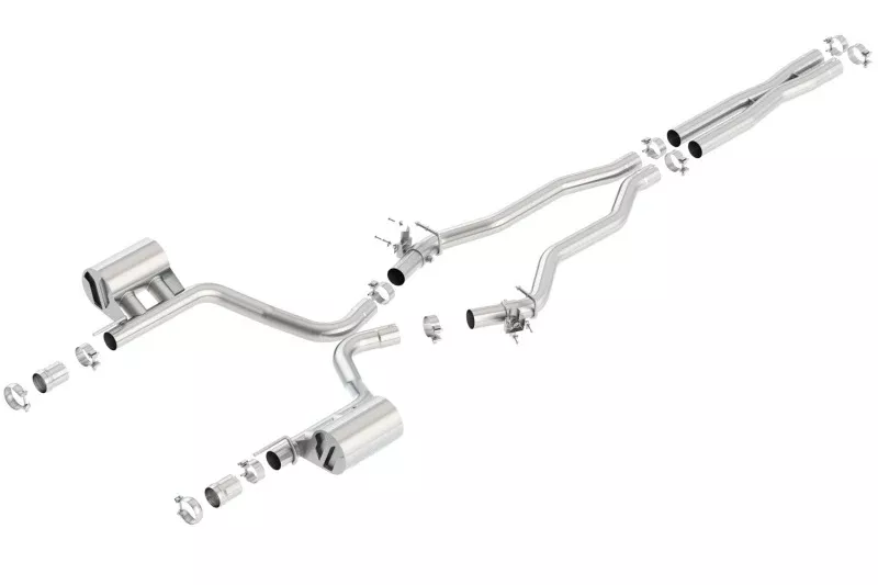Borla 15-16 Dodge Charger SRT 392 6.4L No Tip Single Split Rear Exit ATAK w/ Valves Exhaust