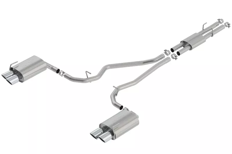 Borla 2020 Ford Explorer ST 3.0L V6 2.25in ATAK Exhaust – Chrome Tips