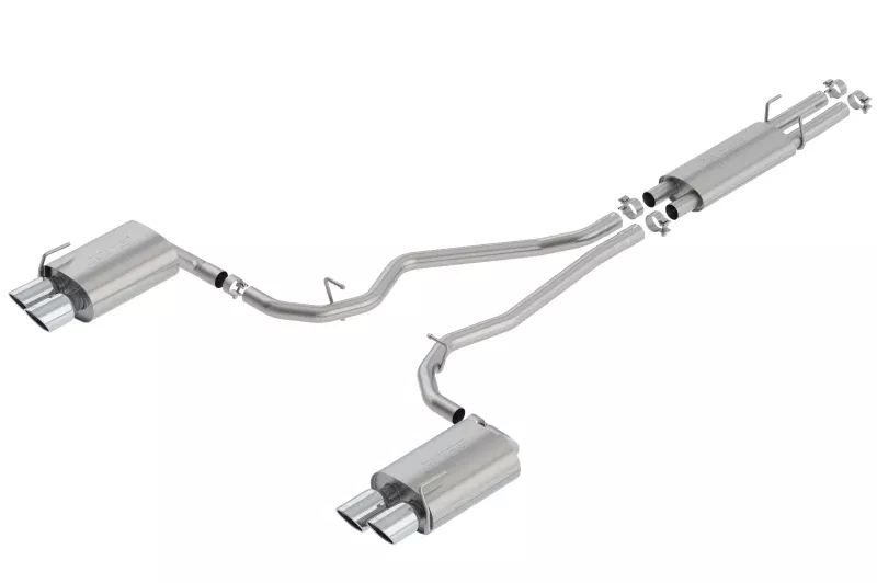 Borla 2020 Ford Explorer ST 3.0L V6 2.25in S-type Exhaust – Chrome Tips