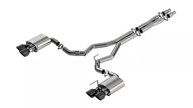 Borla 2024 Ford Mustang Dark Horse 5.0L V8 w/Active Exhaust ATAK Cat-Back Exhaust System – BC Tips