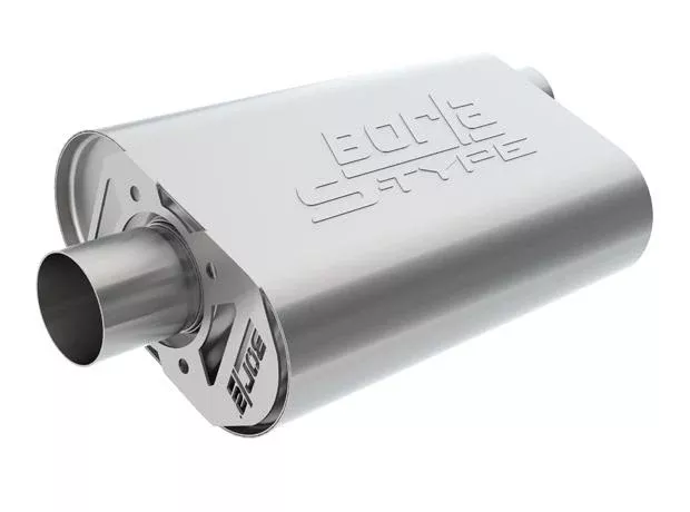 Borla CrateMuffler LS3 ATAK 2.5in Offset/Offset 14inx4.35inx9in Muffler