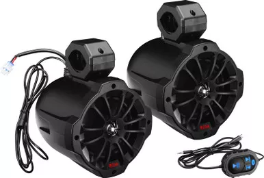 Boss Audio 750W 6.5" Amplified Bluetooth Speaker 1Pr 2-Way Cage Mount - B62ABT