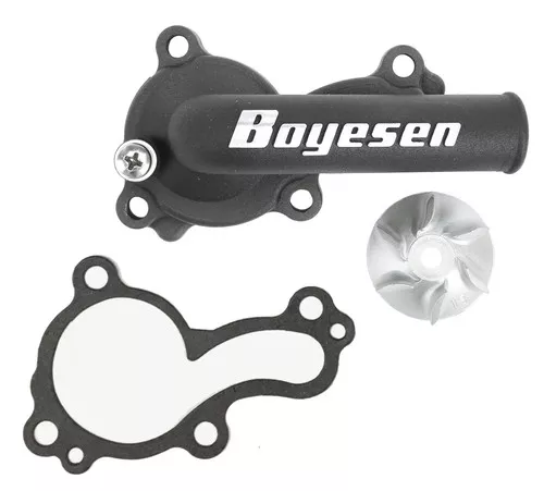 Boyesen Supercooler Black Water Pump Cover & Impeller Kit (WPK-18B)