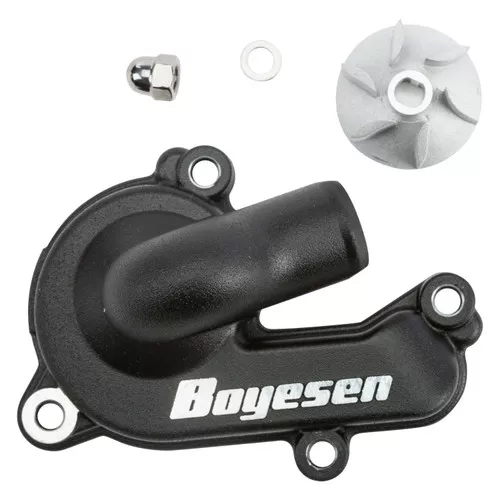 Boyesen Supercooler Black Water Pump Cover & Impeller Kit (WPK-44AB)