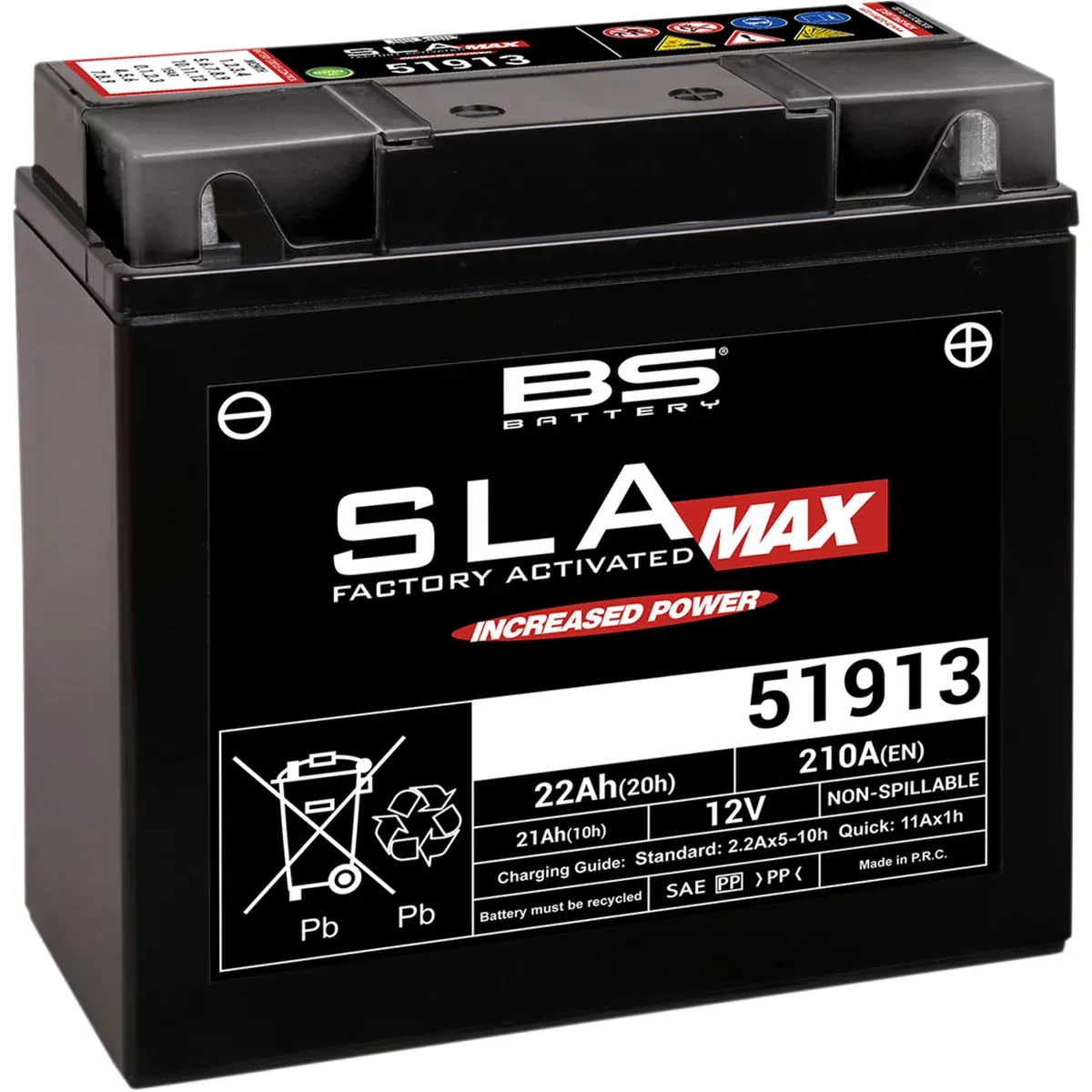 Bs Battery SLA Max Battery – 300860 BMW Motorcycles 1978-2024