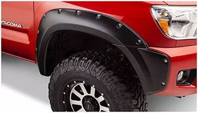 Bushwacker 31079-02 Front Black Pocket Style Fender Flares for 12-15 Tacoma