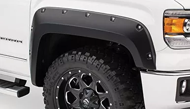 Bushwacker 40147-02 Pocket Style Front Fender Flares for 14-19 GMC Sierra 1500