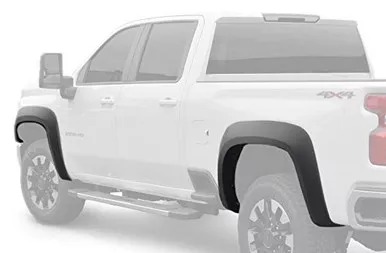 Bushwacker 40986-02 Black Extend-A-Fender Flare Set of 4 for 2020 Silverado HD