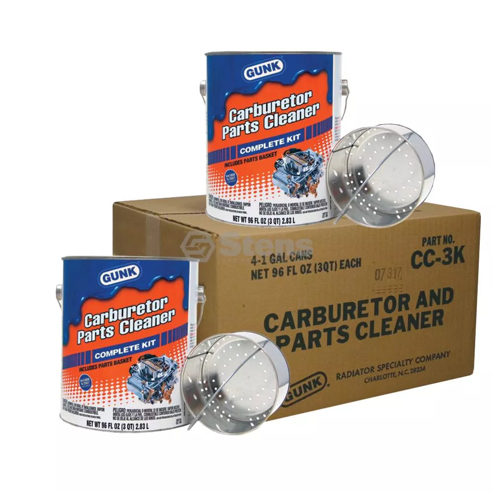 Carburetor and Parts Cleaner - 4 Cans/1 Gal