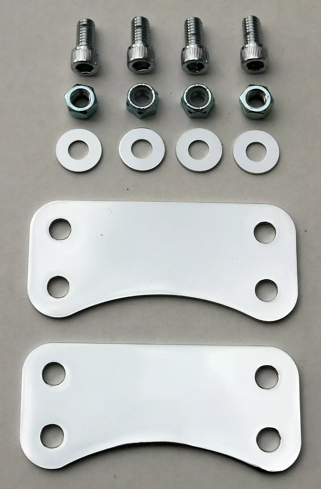 Chrome 21" Wheel Fender Lift Brackets Adapters 2014-2020 Harley Touring Bagger