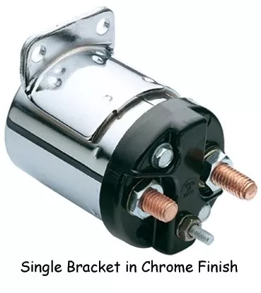 Chrome Starter Solenoid Parts Harley Shovelhead 65-88 Replaces OE # 71743-77A