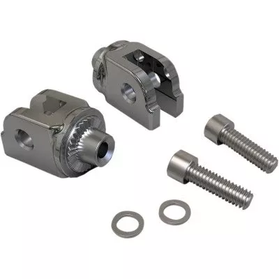 Ciro 60017 Foot Peg Mount Stainless Steel Rider Footrest Harley Softail 18-Up