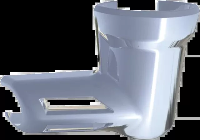 Ciro Chrome Fuel Line Fitting Cover 2017-2024 Harley Touring FLHX FLHR FLTR FLHT