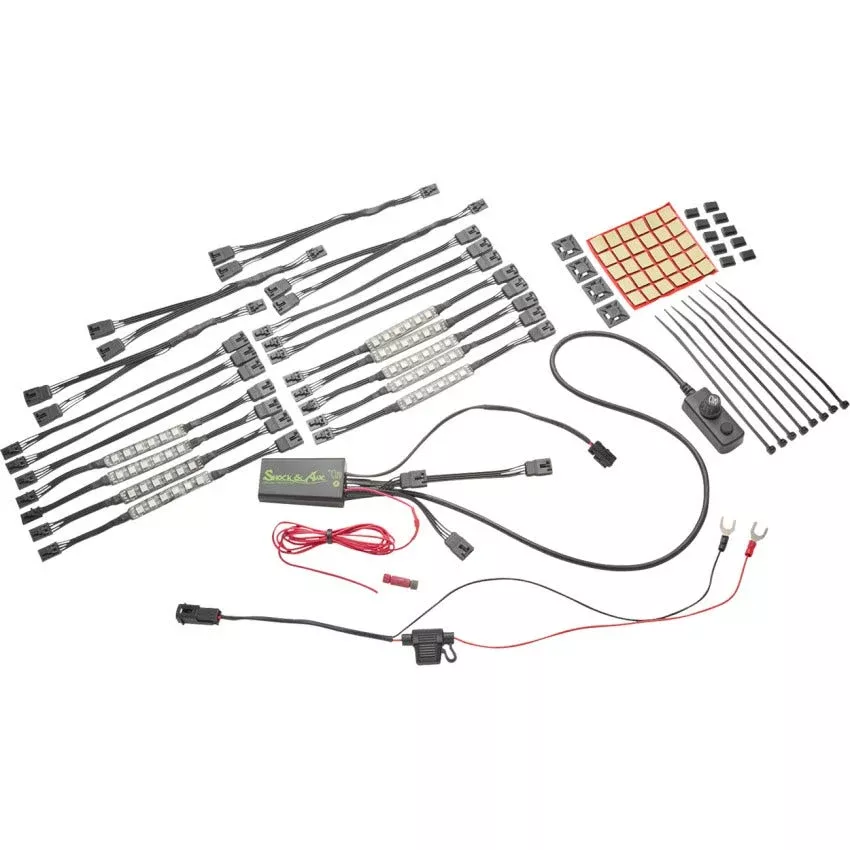 Ciro Shock & Awe 3.0 Engine Lighting Kit for Harley Models W/12V Power Source