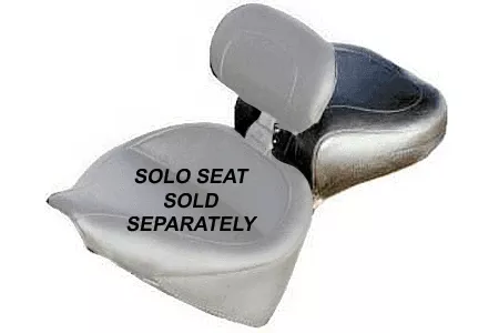 *CLEARANCE* MustangWide Recessed Rear Seat (for Driver Backrest Solos) on Softail FXST ’06-07 & Fat Boy FLSTF 2007 w/ 200mm Wide Tire -Vintage/Plain