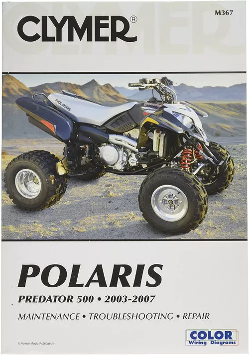 Clymer Repair/Service Manual '03-07 Polaris Predator 500 (M367)