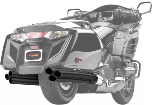 Cobra 6-Into-6 Slip-On Mufflers Black (1217B)