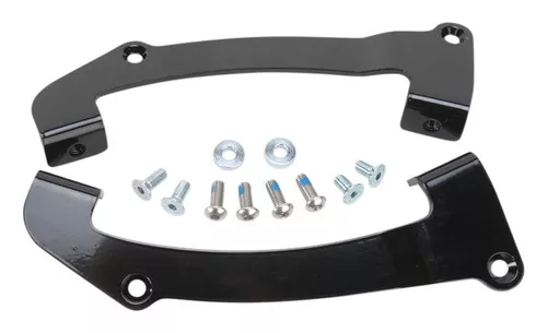 Cobra Black Saddlebag Supports Mount Kit (02-6136M)