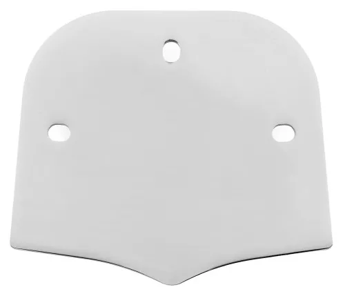 Cobra Chrome Backrest Insert for Short & Mini Square Backrests Plain (02-5060)