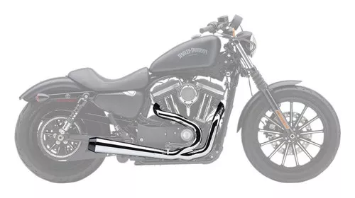 Cobra El Diablo 2-into-1 Chrome 4" Exhaust System (6472)