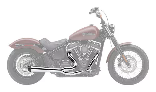 Cobra El Diablo 2-into-1 Chrome 4" Exhaust System (6478)
