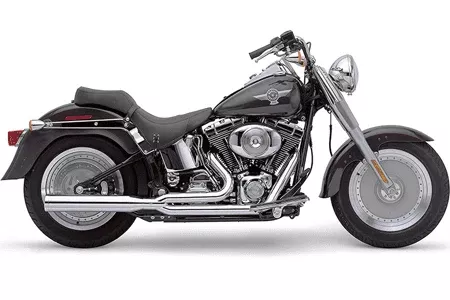 Cobra Power Pro HP 2-into-1 Exhaust for '07-11 Harley Davidson Softail Models - Chrome