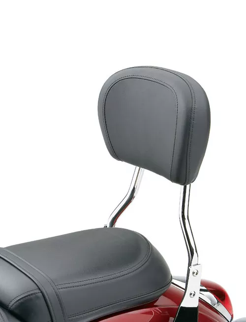Cobra Round Short 14" Chrome Sissy Bar Backrest (02-8636)