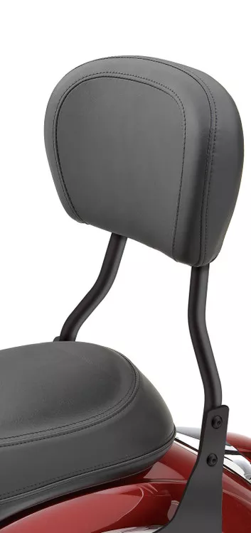 Cobra Round Short Black 14" Sissy Bar (02-8611B)
