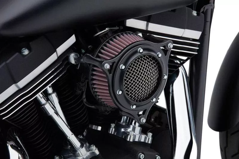 Cobra RPT PowrFlo Air Intake for Harley Davidson Touring Models 2008-2016, Softail & FXDLS 2016-2017 -Black/Black