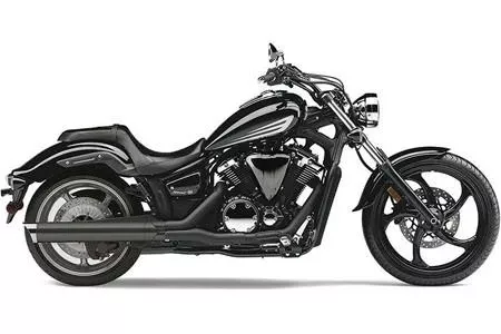 Cobra Slip-On Muffler for Stryker '11-up-Scalloped Tip, Black