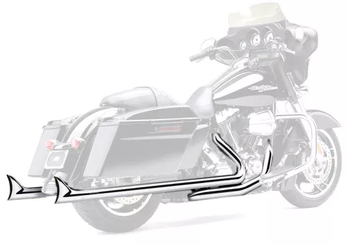 Cobra Speedster Dual Chrome Fishtail Tip Exhaust System (6974)
