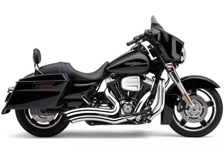 Cobra Speedster Short Swept for '10-16 H-D Touring Models Chrome