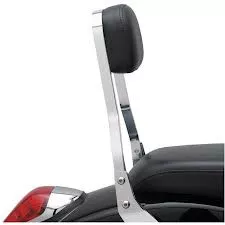 Cobra Square Mini 11" Chrome Sissy Bar Passenger Backrest (02-4745)