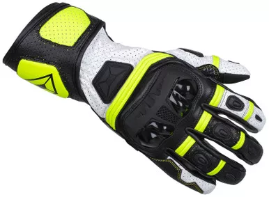 Cortech Chicane V1 RR Hi-Viz Black Gloves