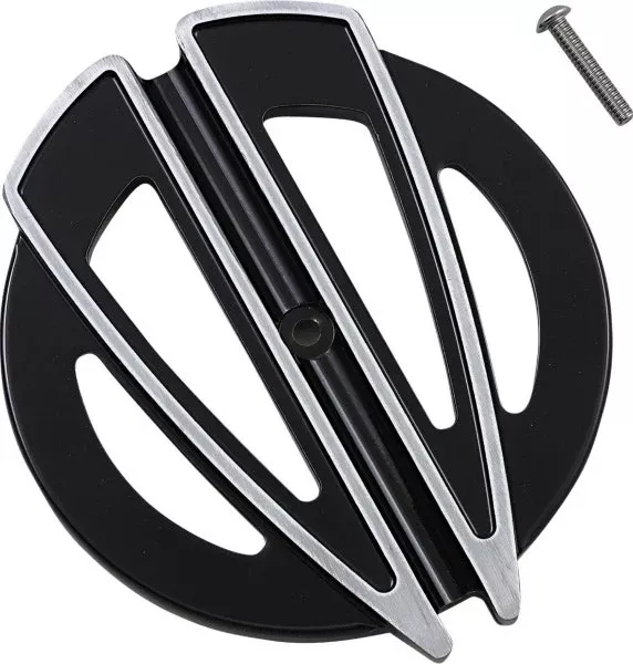 Covington Black Ripper Free Flow Air Cleaner Cover Insert Harley Twin Cam 99-16