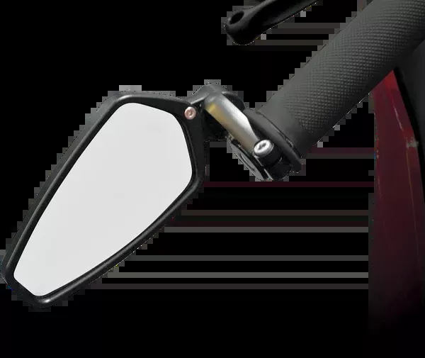 CRG Mirror - Arrow - Side View - Pentagon - Black