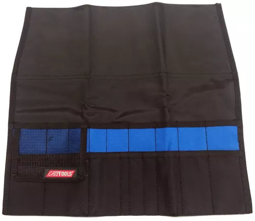 Cruz Roll-Up Black/Blue Tool Pouch (TPOUCH1)