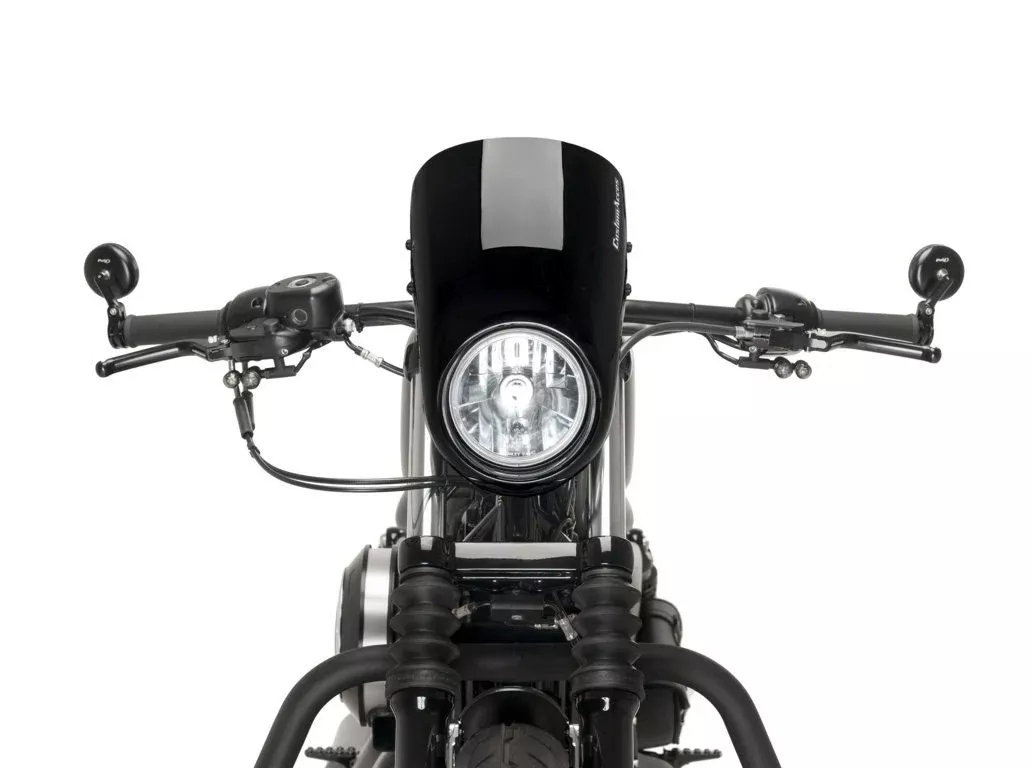 Custom Acces Anarchy Semi Fairing Dark Smoke Harley Sportster 1200 18-Up