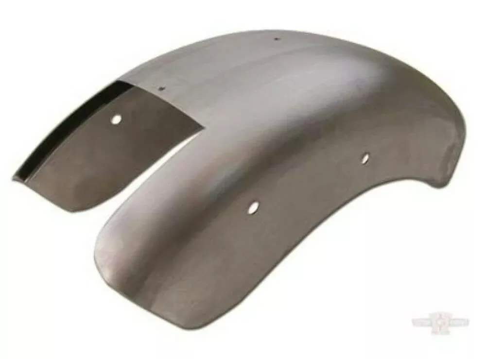Custom Chrome Shorty Short Rear Raw Fender 200mm Tire Harley 2007-2017 Softail