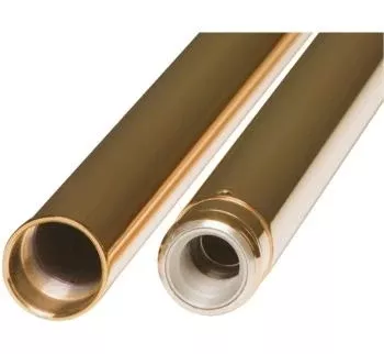 Custom Cycle 710006 Gold Fork Tubes 49mm 23.75 Harley Softail 18-Up