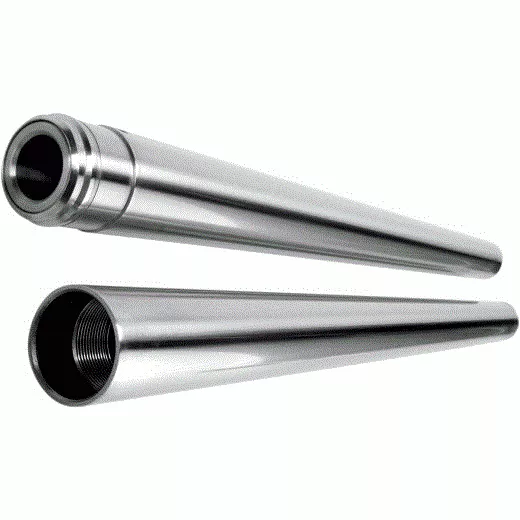 Custom Cycle 710023 Show Chrome Fork Tubes 49mm 24.875 Harley Touring 17-Up