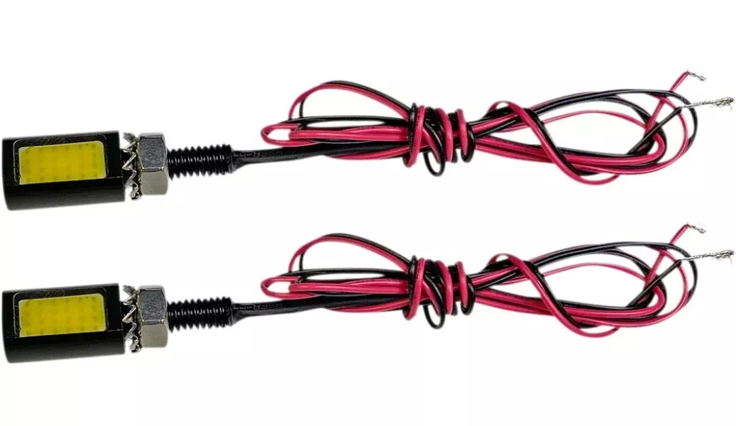 Custom Dynamics Black Boltz LED License Plate Tag Lights Universal 12V