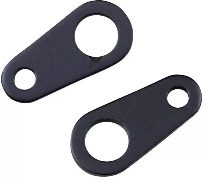 Custom Dynamics Black Micro Bullet LED Turn Signal Straight Bracket Mount