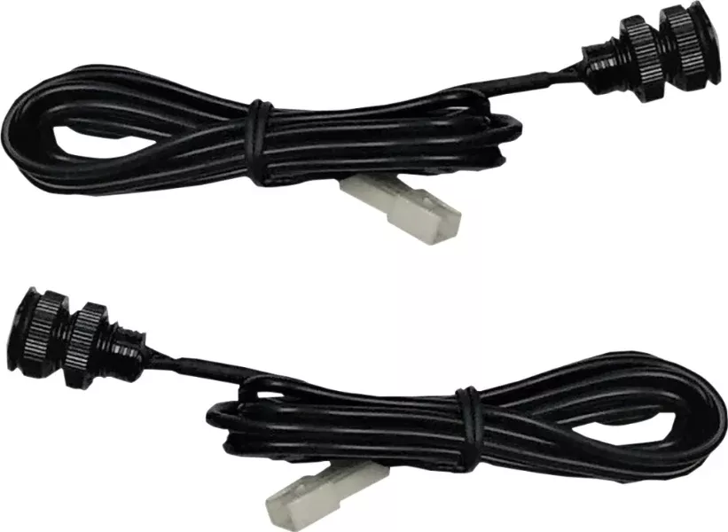 Custom Dynamics Black Red LED Boltz Lights Running Brake or Taillight 12v Universal