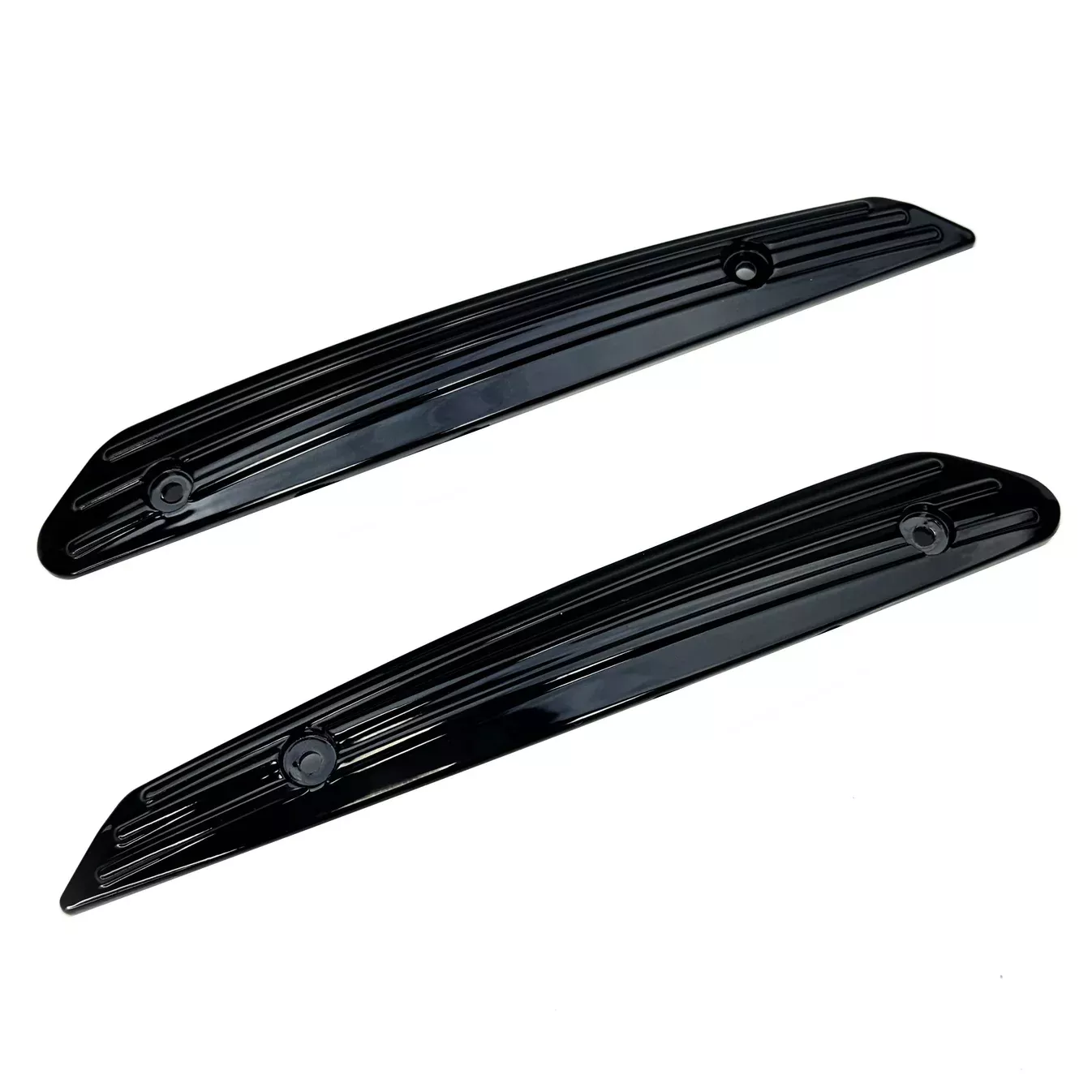 Custom Dynamics Blackout Aluminum Road Glide Windshield Trim 15-24